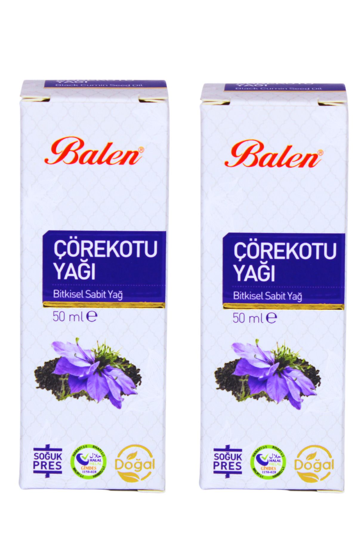 GÜLCE LOKMAN HEKİM AKTAR BALEN ÇÖREK OTU YAĞI 50 ML (SOĞUK PRES) X2