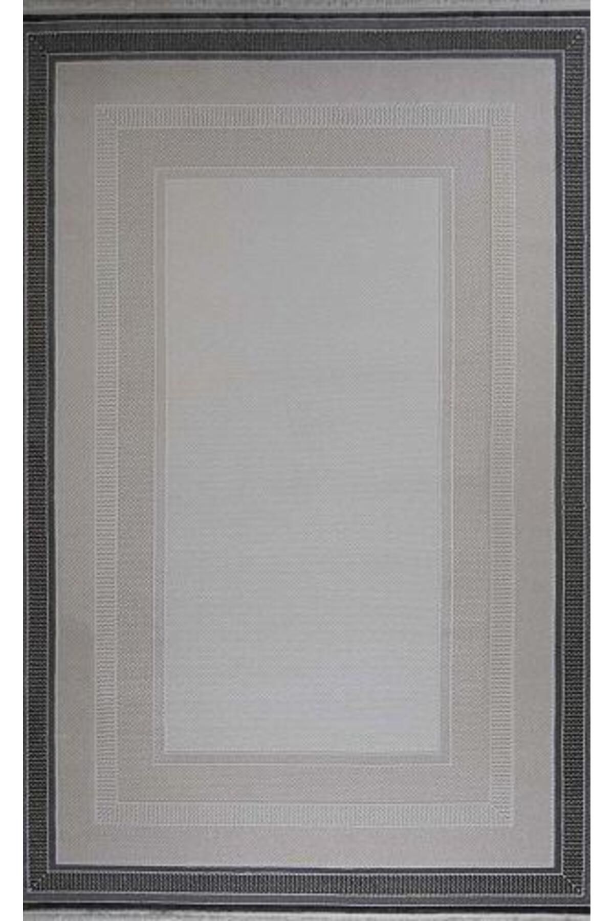 Gabardin Alessa 8001 Antrasit Serisi Triko Akrilik Salon Oturma Yatak Odası Halısı