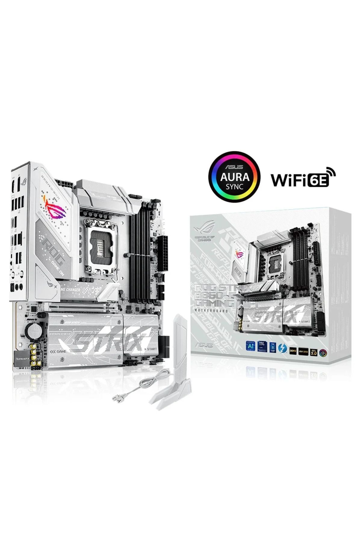 ASUS ROG STRIX B860-G GAMING WIFI, 4xDDR5, 4xM.2, HDMI, DP, Type-C, Wi-Fi 7, Bluetooth v5.4, Intel C
