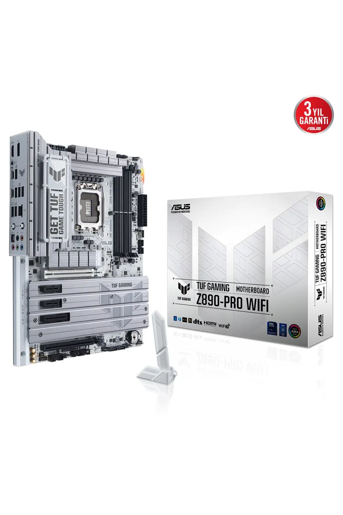 ASUS TUF GAMING Z890-PRO WIFI, 9066MHz OC, 4xDDR5, 4x M.2, HDMI, DP, 2xThunderbolt, 2xType-C, Wi-Fi