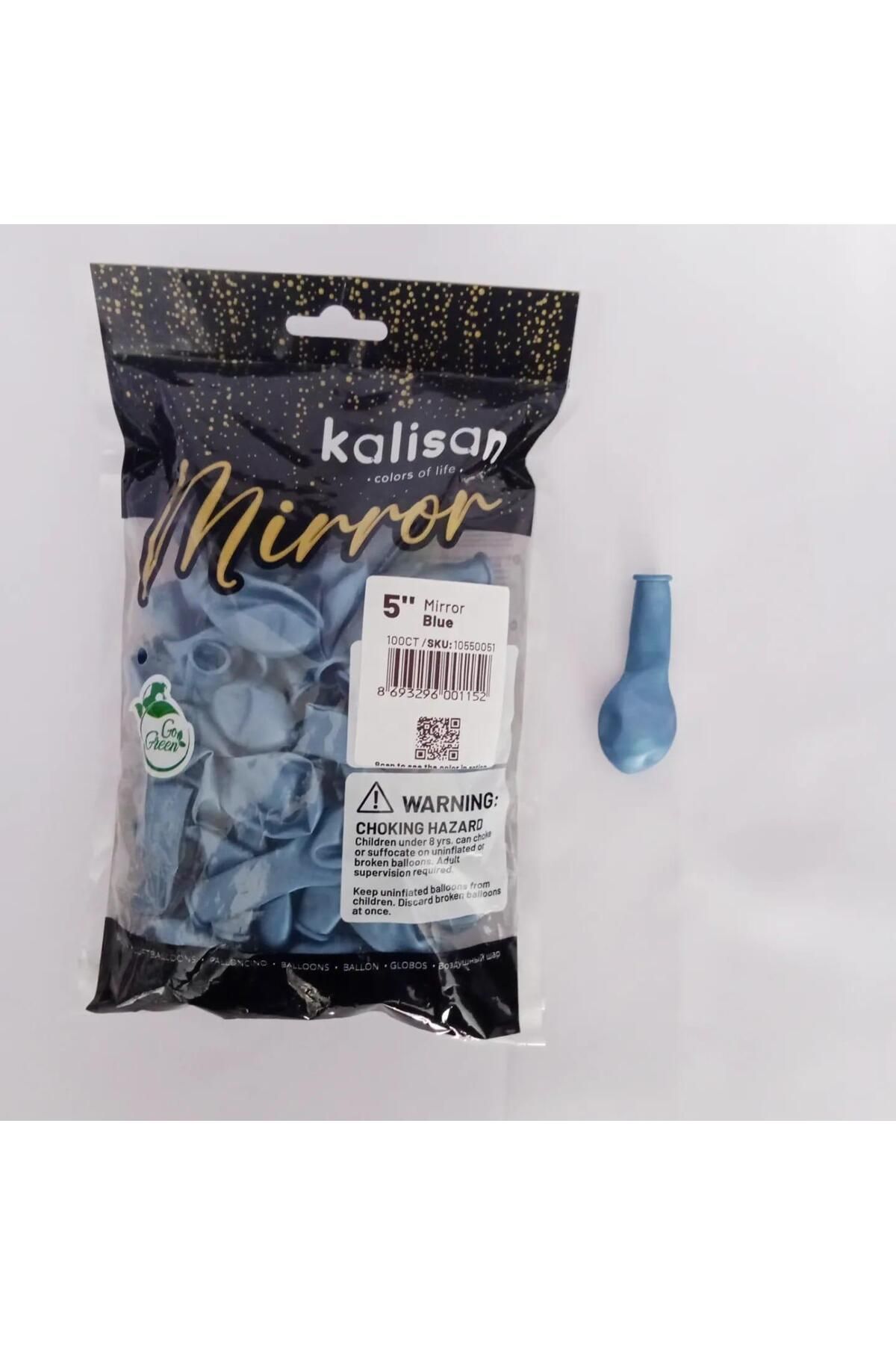 Parti Düşleri 5 İNÇ KROM BALON BLUE (MAVİ) 100 LÜ