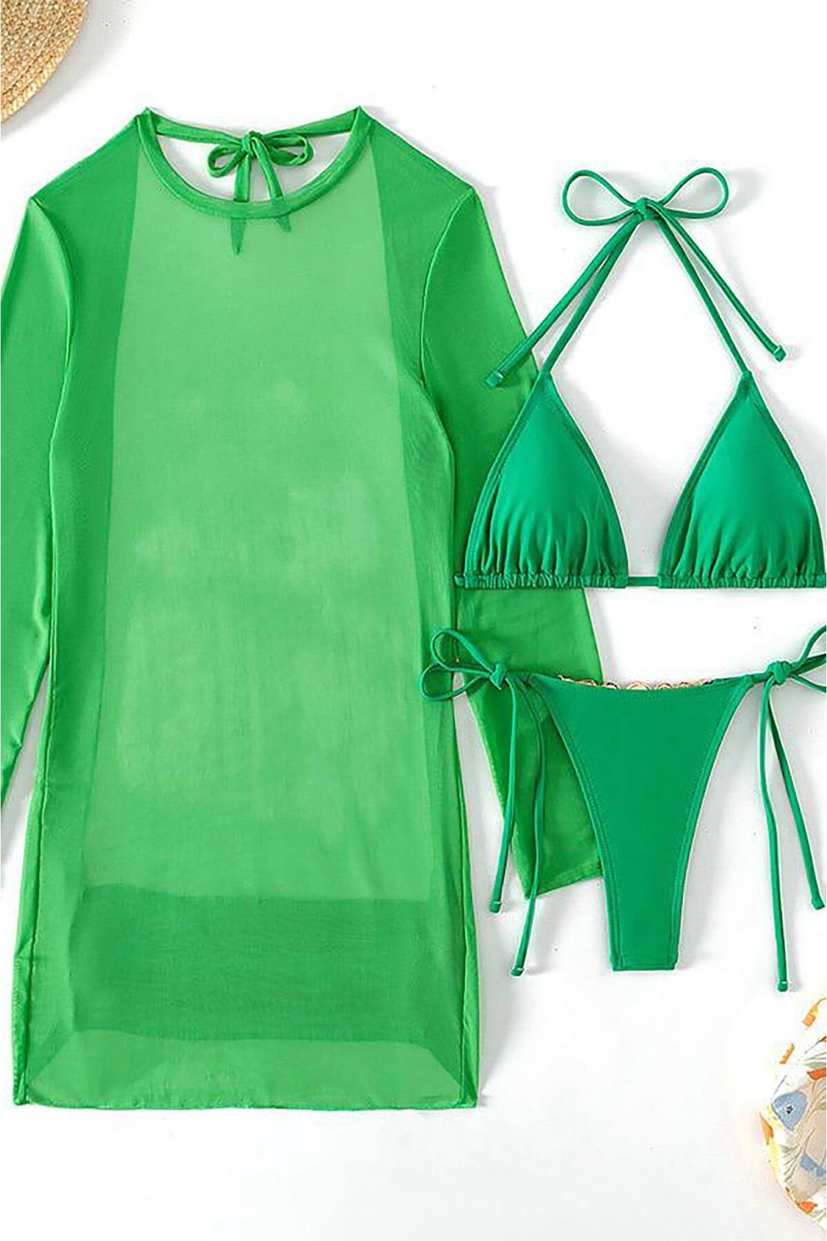 Bikini Mayokini Dünyası Taşlı Tanga Bikini Set