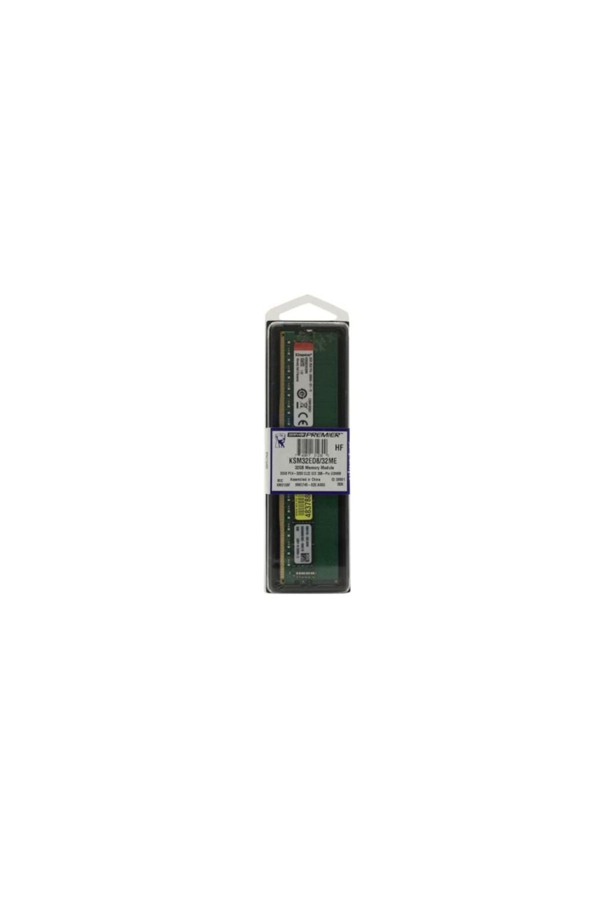 Kingston-Ksm32Ed8/32Me, 32Gb, 3200Mhz, Ddr4, Ecc, Cl22, Udımm, Server Ram 2