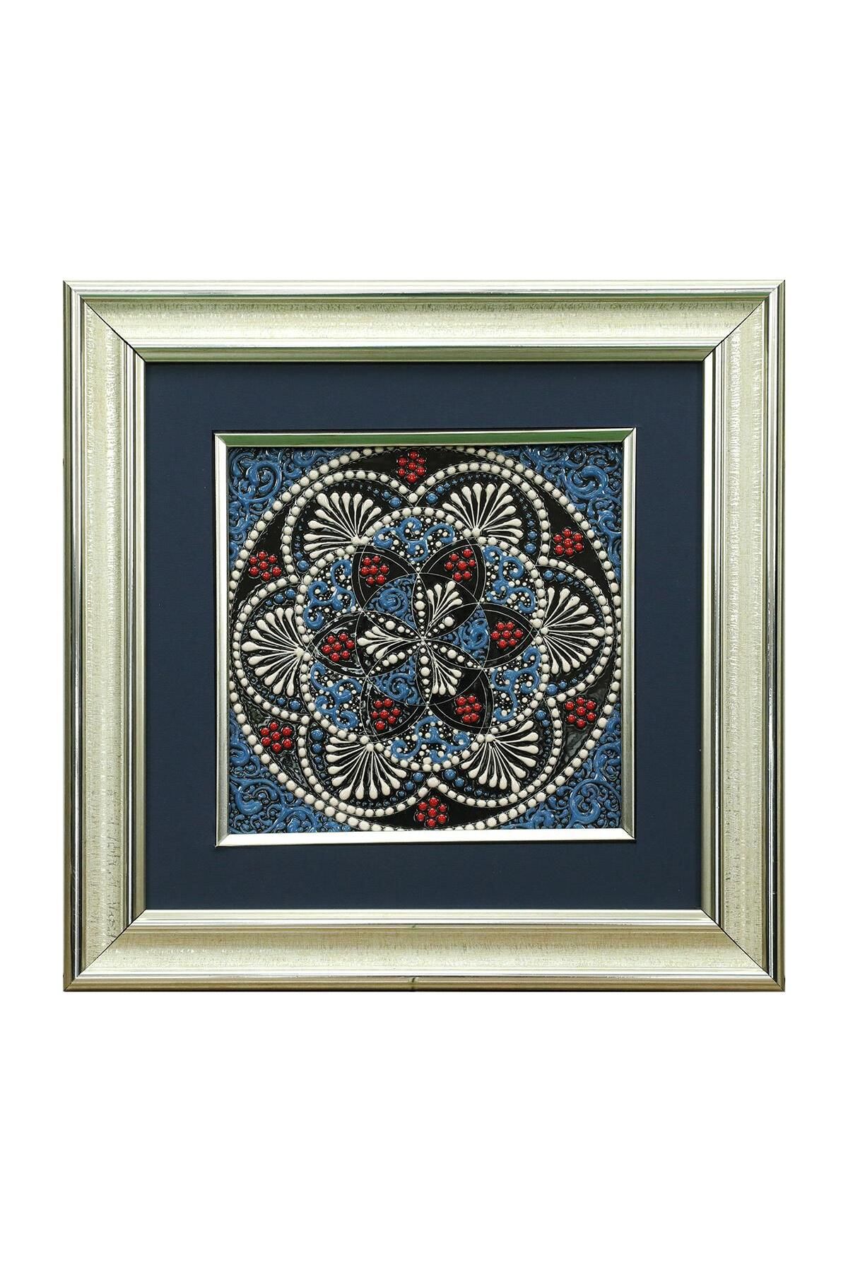 e38 EL İŞÇİLİĞİ ÇİNİ TABLO 34*34 CM - 6284