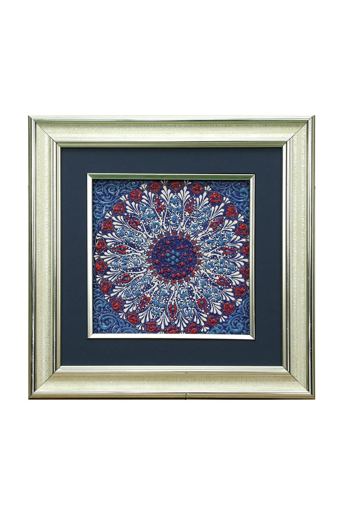e38 EL İŞÇİLİĞİ ÇİNİ TABLO 34*34 CM - 6281