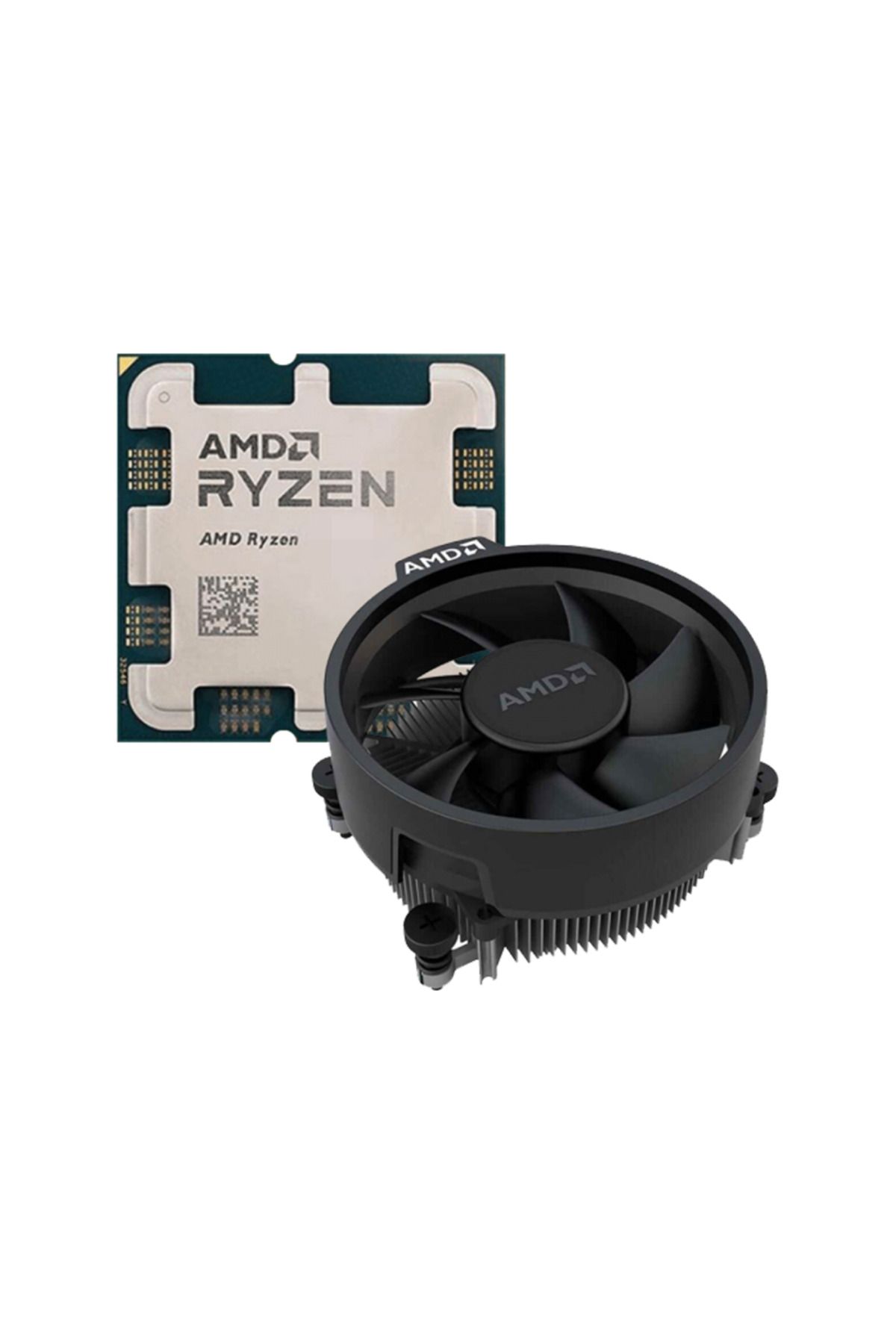 Amd RYZEN 5 9600X 6 Core, 3,90-5.40GHz, 38Mb Cache, 65W, AM5 Soket, MPK, (Dahili Grafik VAR, Fan VA