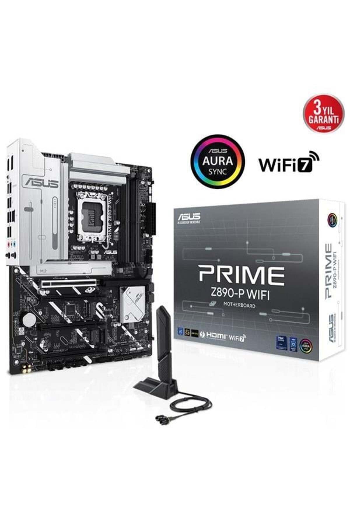 ASUS PRIME Z890-P WIFI-7 DDR5 THUNDERBOLT-HDMI DP PCIE 5.0 1851p ATX