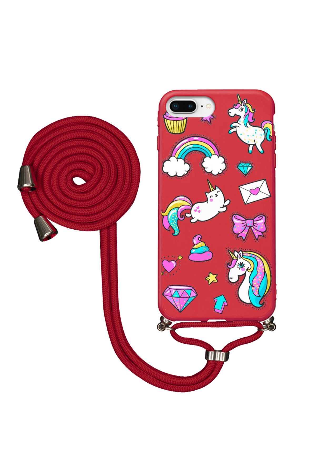 Royaleks iPhone 8 Plus İpli Lansman Kılıf - Unicorns Blank