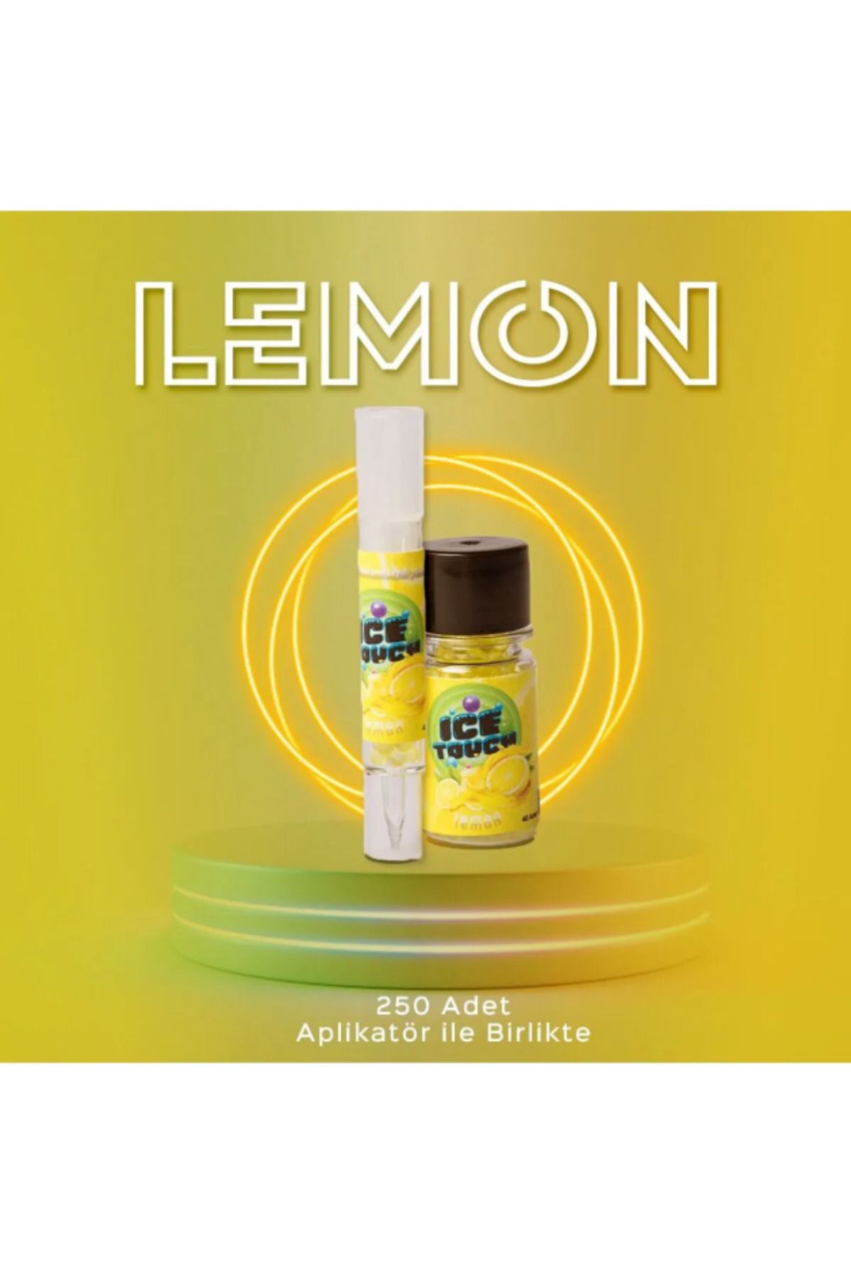 ice touch Mentol Topu Limon Aromalı 250 Adet + Aplikatör Hediyeli