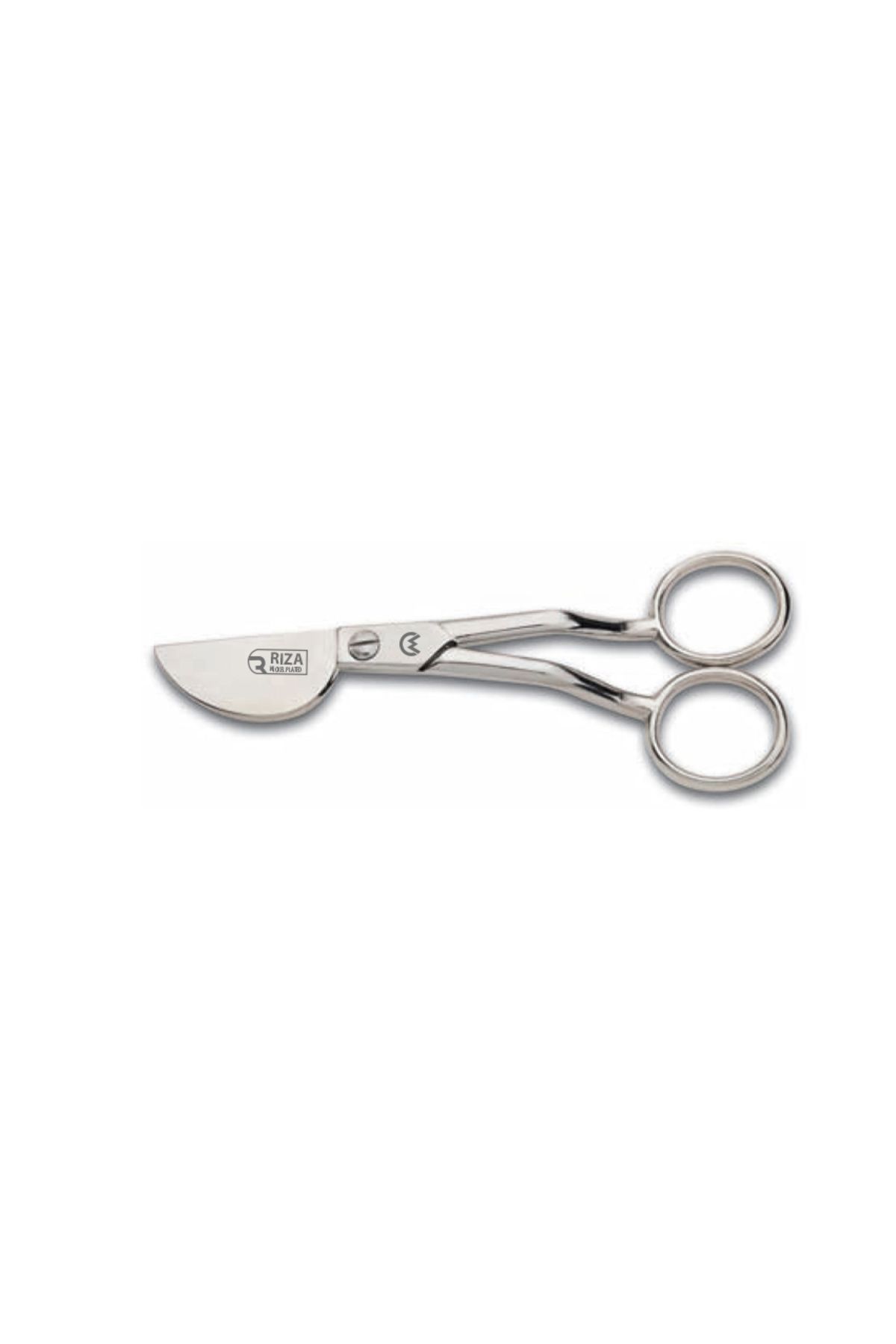 ÖYKÜ VE YİĞİT Rıza M-213 Dokumacı Ponpon Makası No: 6 inç / 15,24 cm - Nikel Kaplama