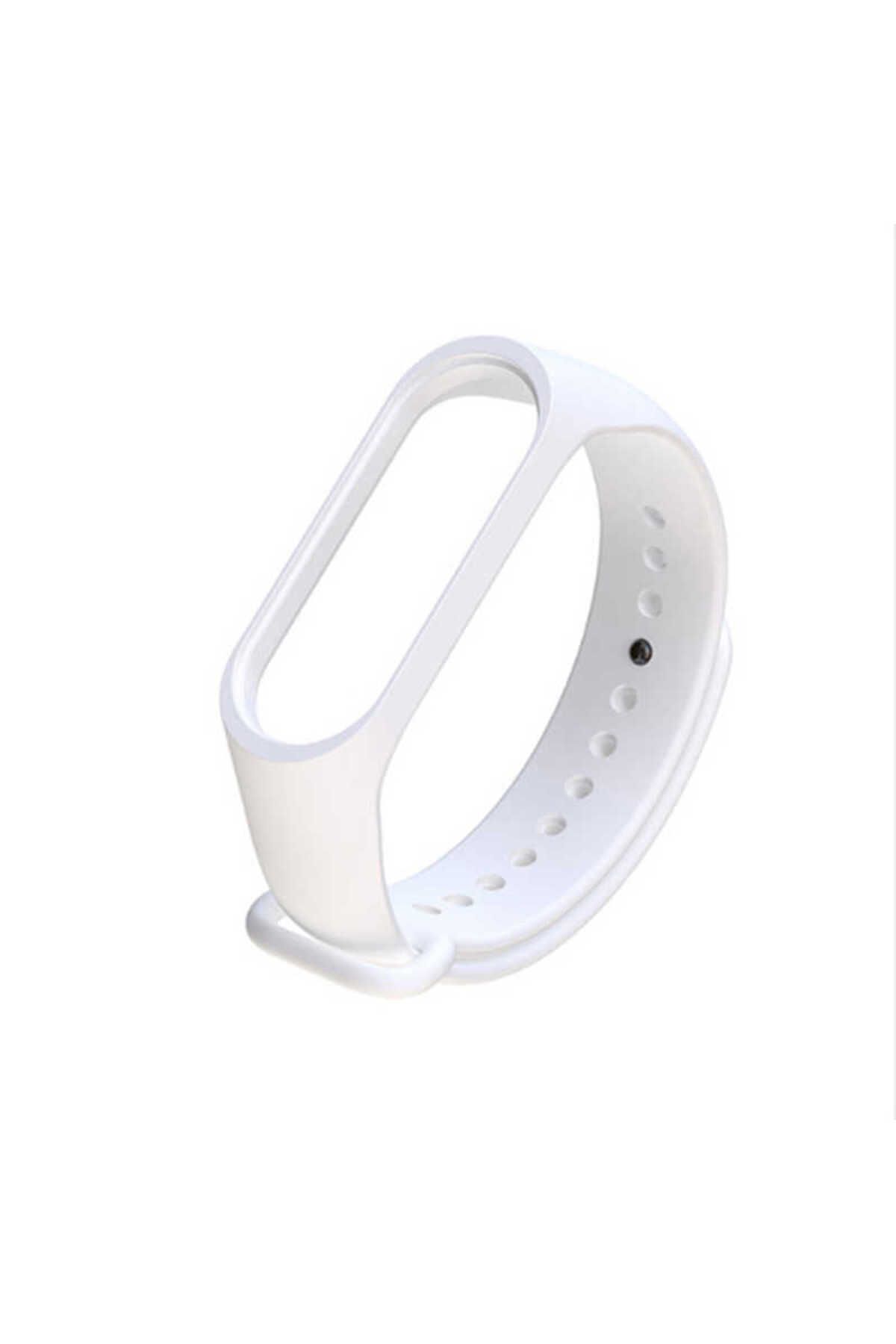 Teknodur Xiaomi Mi Band 3 Uyumlu TKDR Kordon-Beyaz