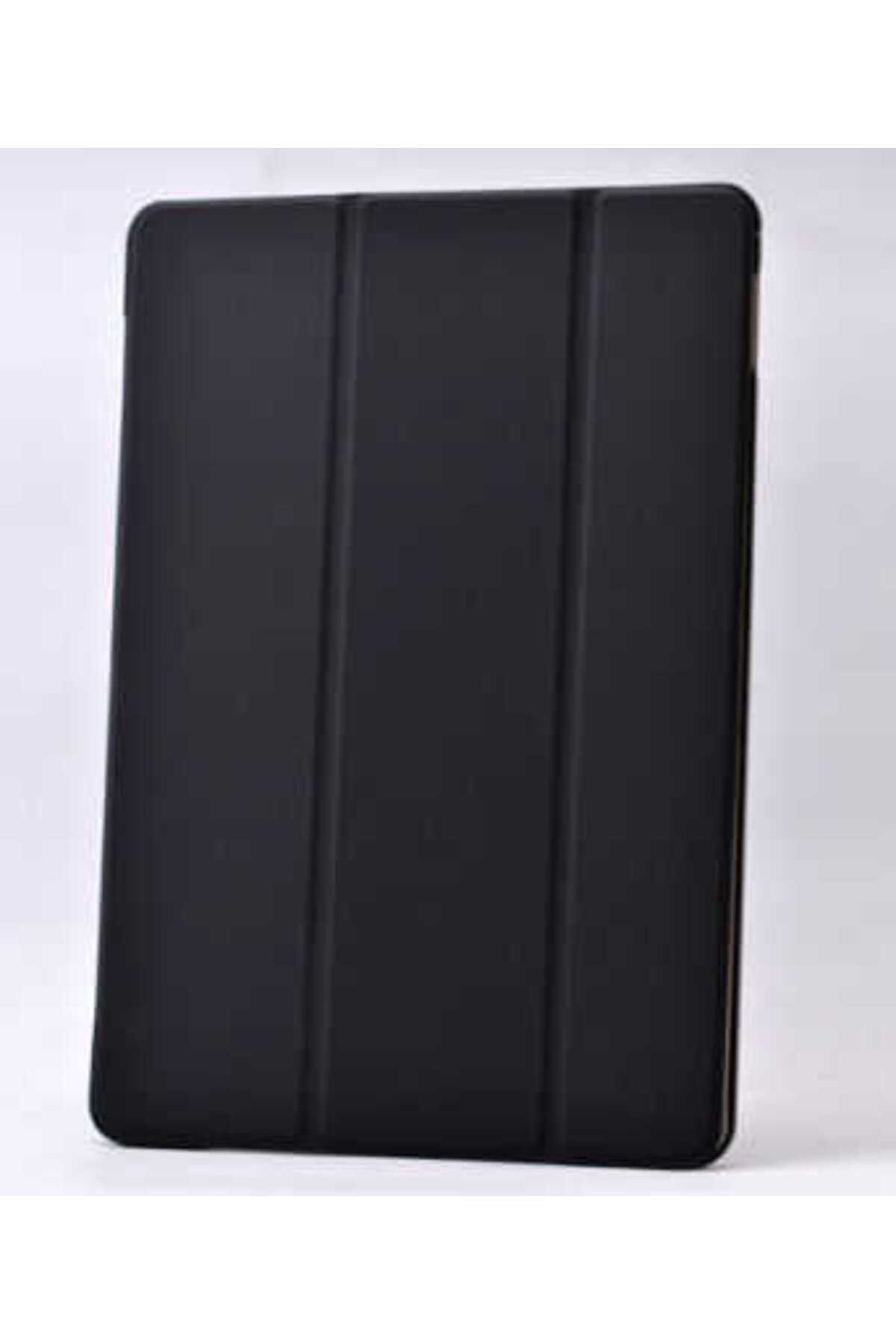 Teknodur Galaxy Tab 3 Lite 7.0 T110 Uyumlu TKDR Smart Cover Standlı 1-1 Kılıf-Siyah