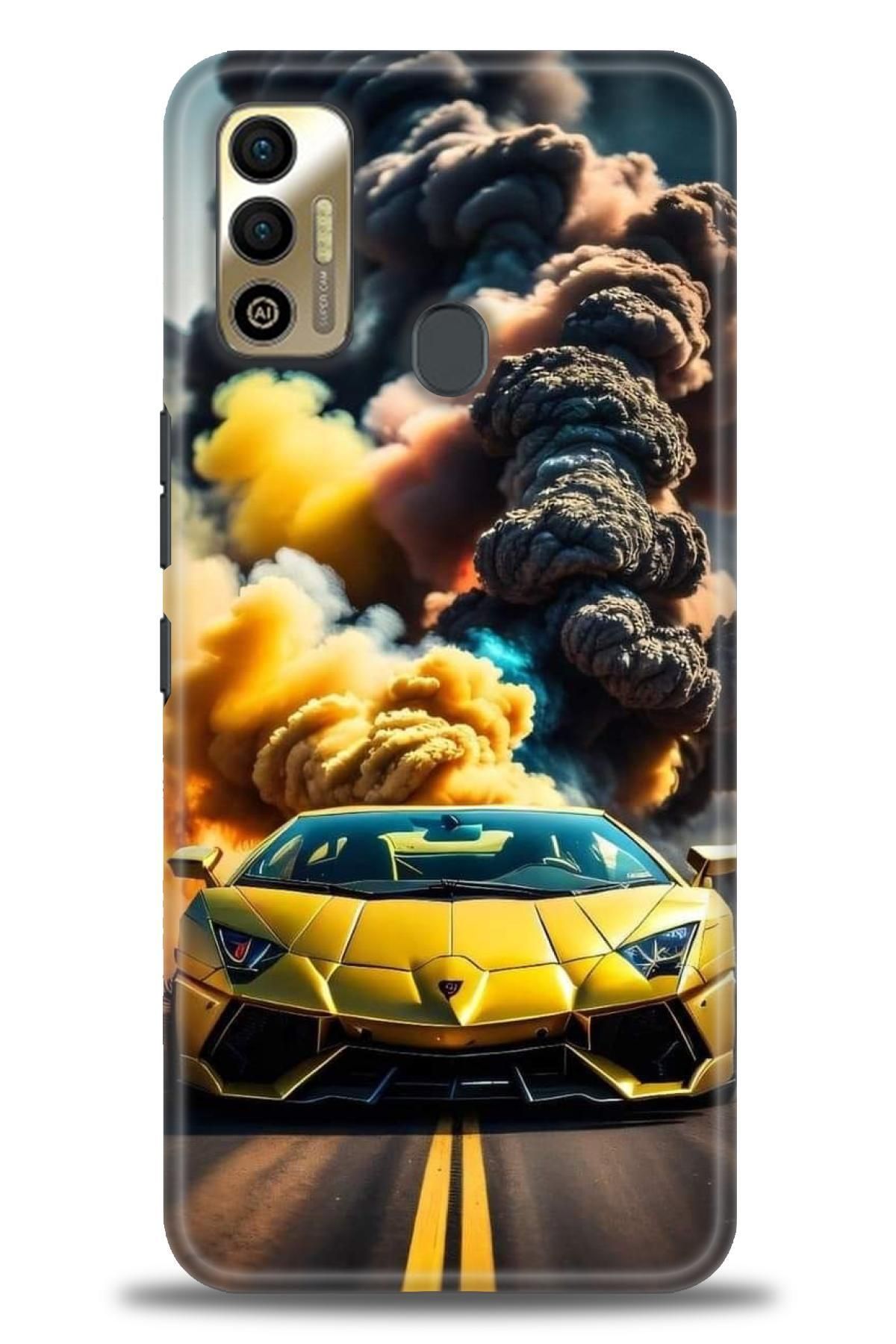 TECNO Spark 7 / 7T İle Uyumlu HD Baskılı Kılıf - Karışık Seri - 853