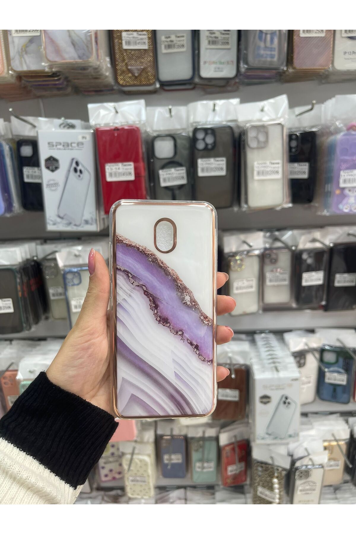 TECNOTREND XİAOMİ REDMİ 8/A UYUMLU Mermer desenlı kılıs