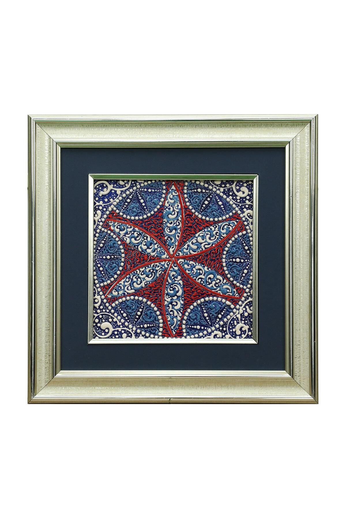 e38 EL İŞÇİLİĞİ ÇİNİ TABLO 34*34 CM - 6280