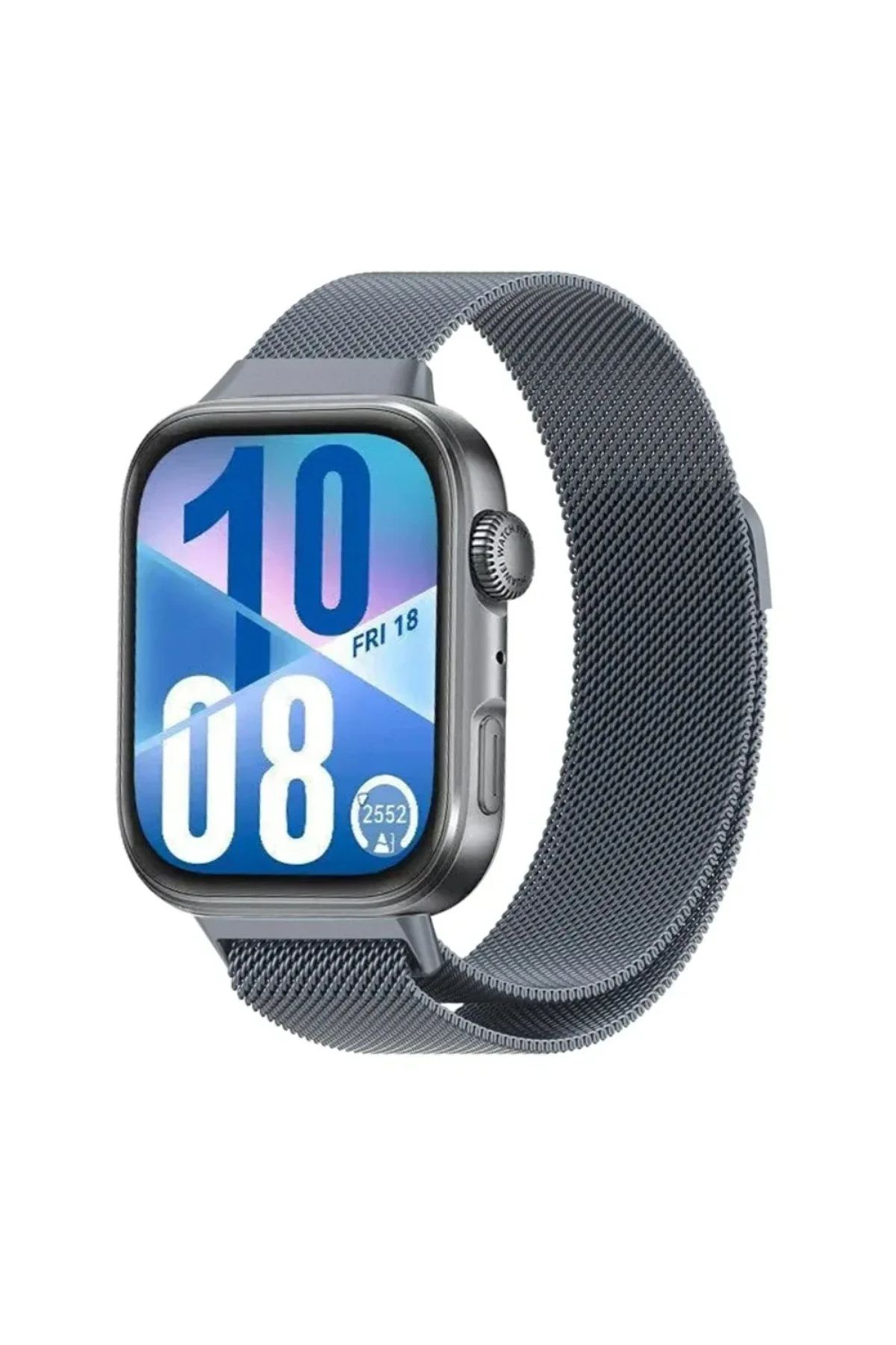 MMPSHOP Huawei Watch Fit 4 / Fit 4 Pro Uyumlu Metal Hasır Örgü Manyetik Kordon Kayış