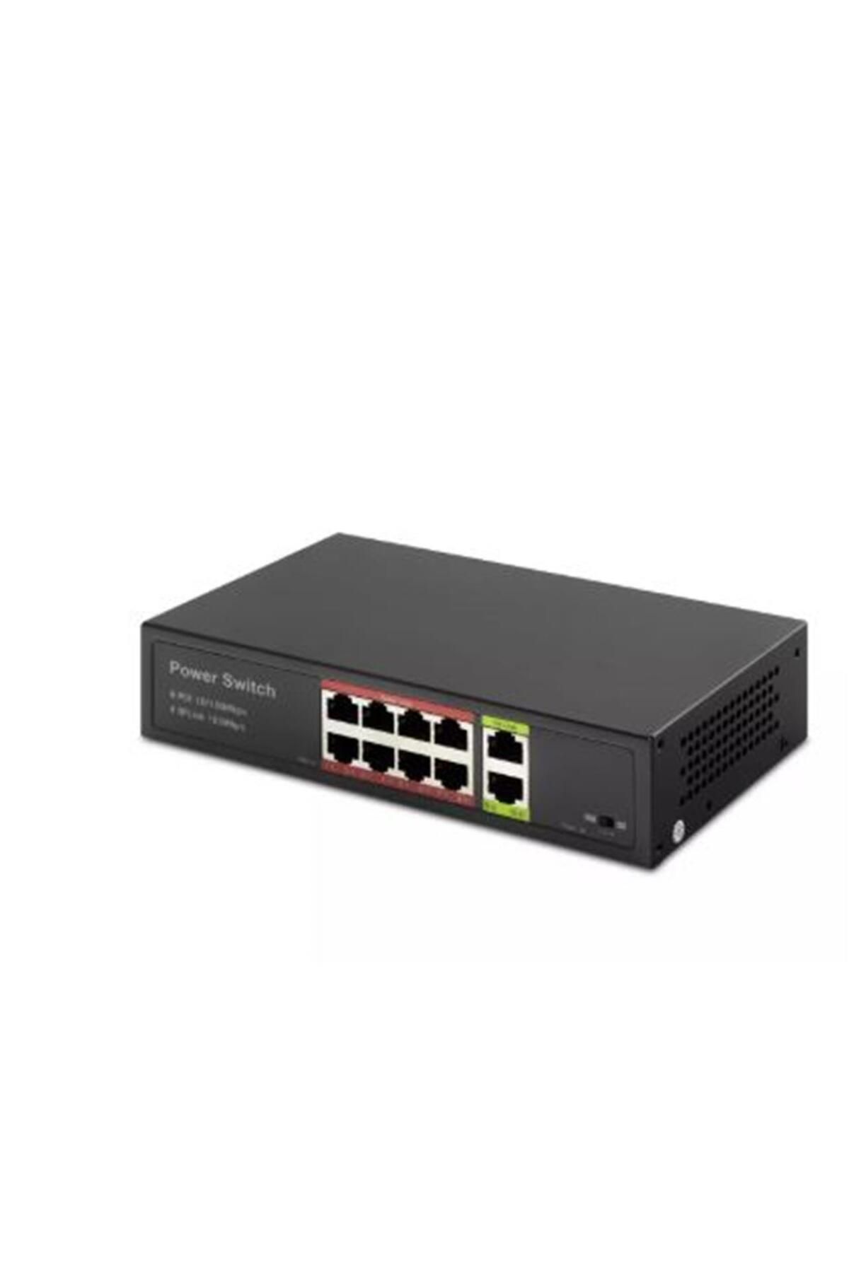 NODAR HADRON HD08 POE SWITCH 2UPLINK 8+2 10-100 MBPS 8PORT