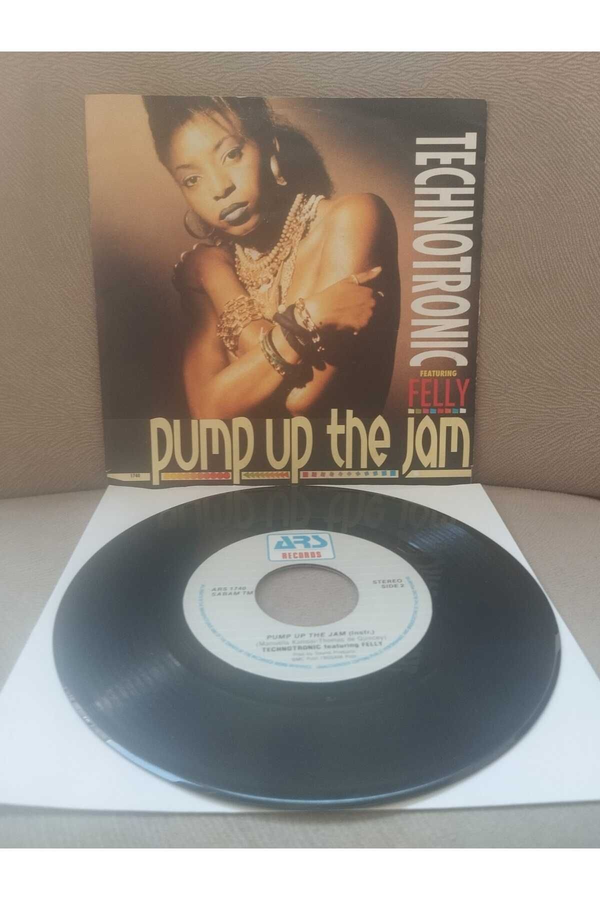 Plakperest TECHNOTRONIC - Pump Up The Jam - 1989 Benelux Basım 45lik Plak-2.EL