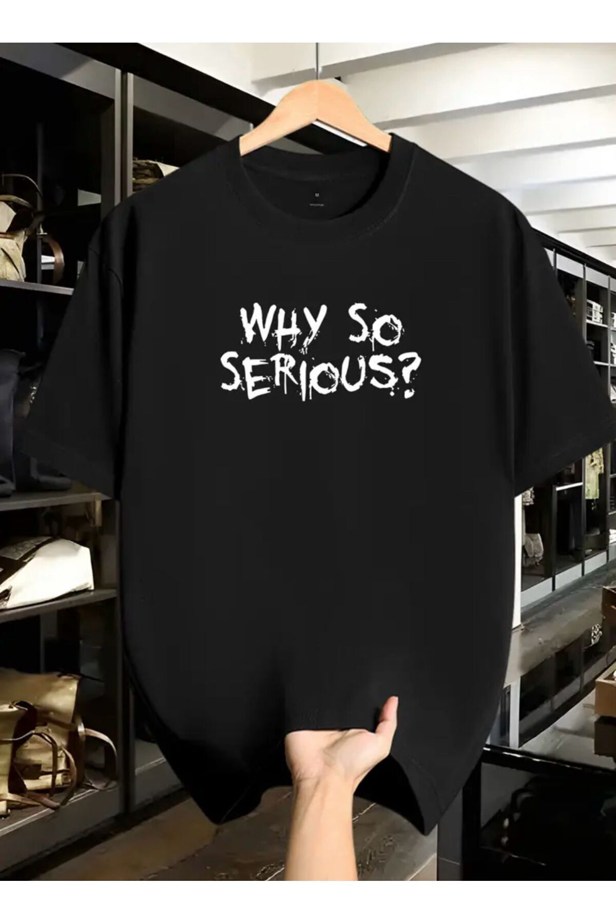 Boi Why So Serıous Yazı Detaylı Basic T-Shirt