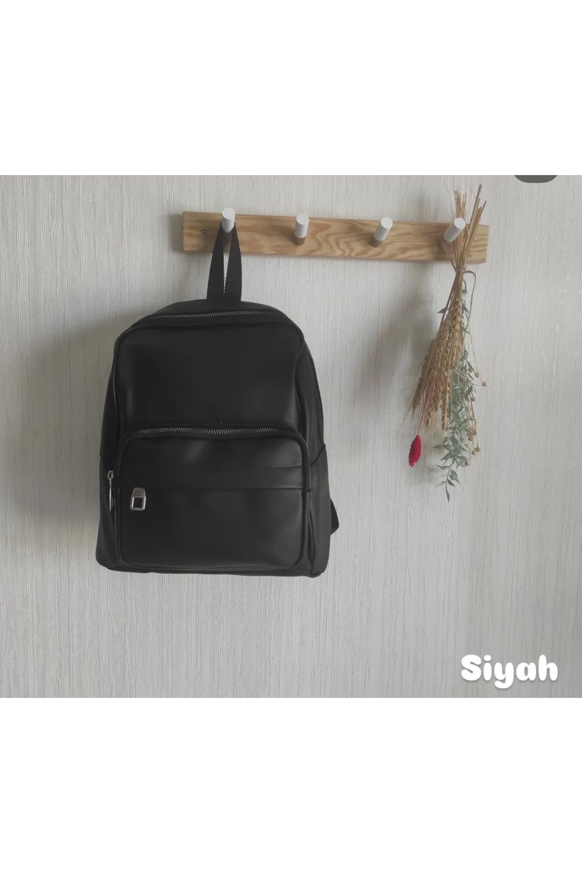 MODA Belisbag Kadın Siyah Sırt Çantası