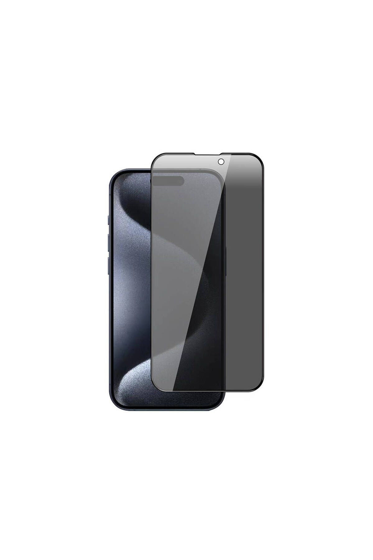 Teknodur iPhone 15 Plus Uyumlu TKDR New 5D Privacy Temperli Ekran Koruyucu