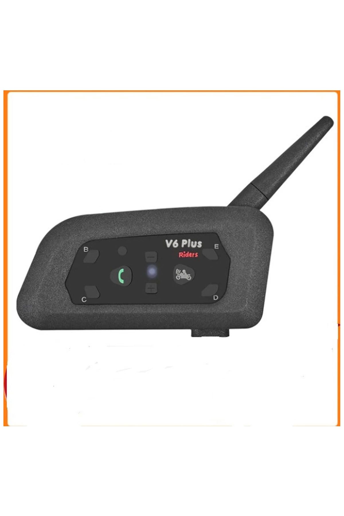 Easy Tedarik V6 Plus Motorsiklet Kaskı İntercom Su Geçirmez 1200 M