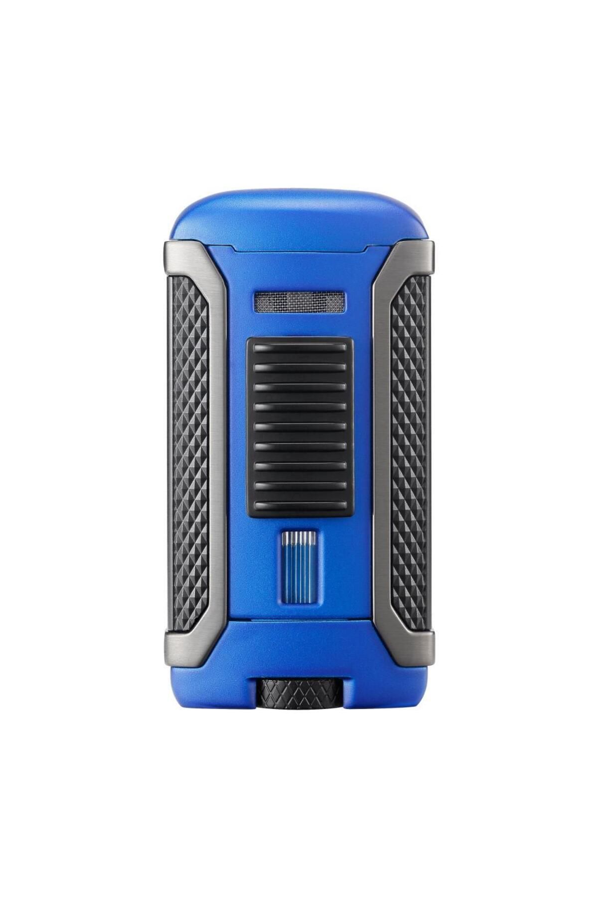 Colibri Apex Metalik Mavi-Siyah Puro Çakmağı