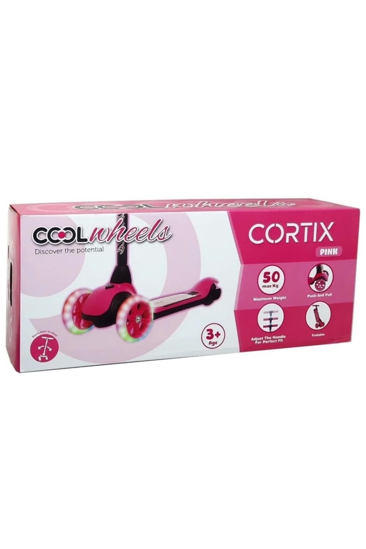 OurStyles Cortix Scooter Pembe - Şık Ve Zarif Tasarım