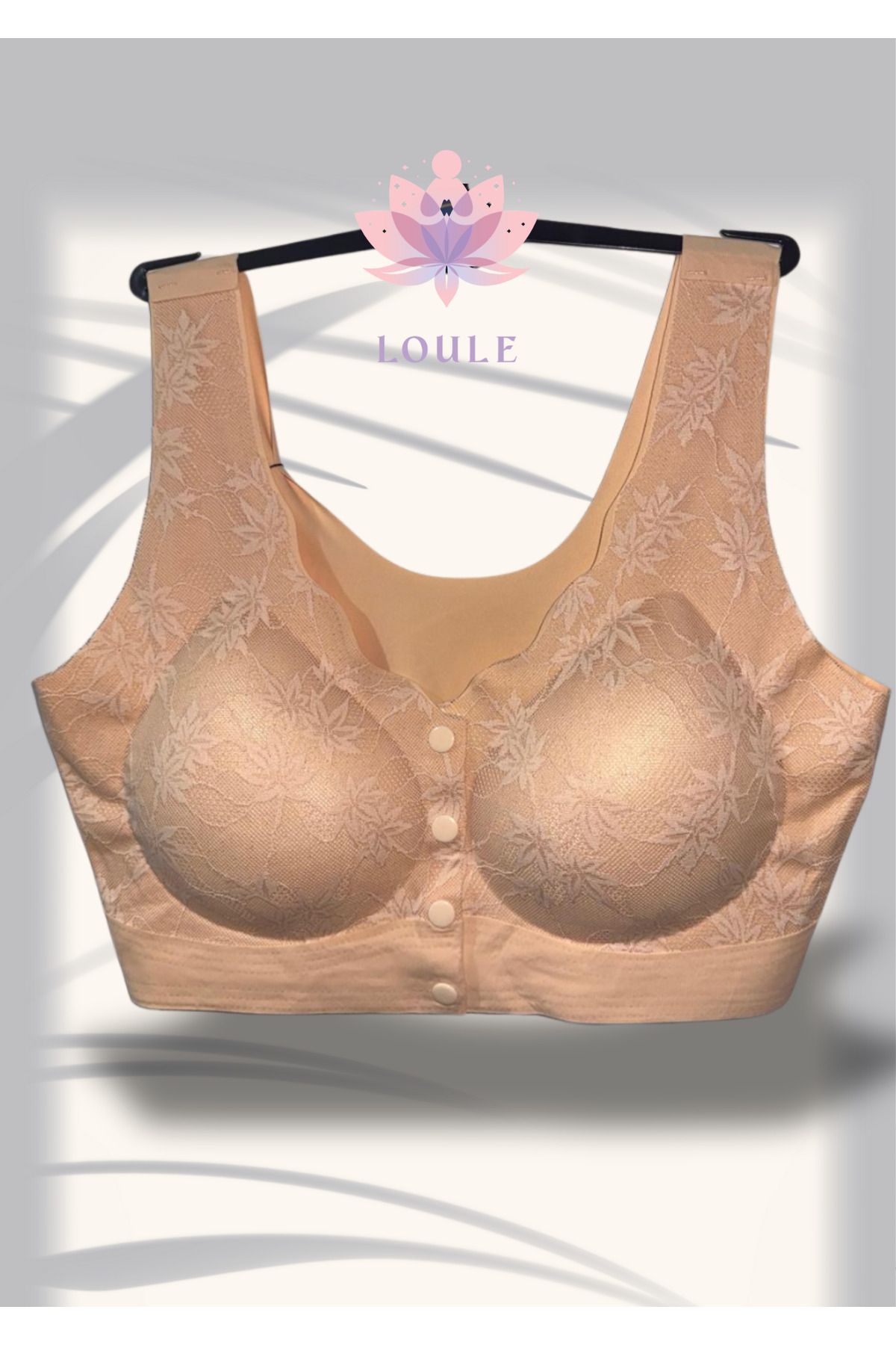 Loule Lazer Kesim Önden Çıtçıtlı Dış Giyim & İç Giyim Çıkarılabilir Pedli Bralet Sütyen OL.S01.BT.001