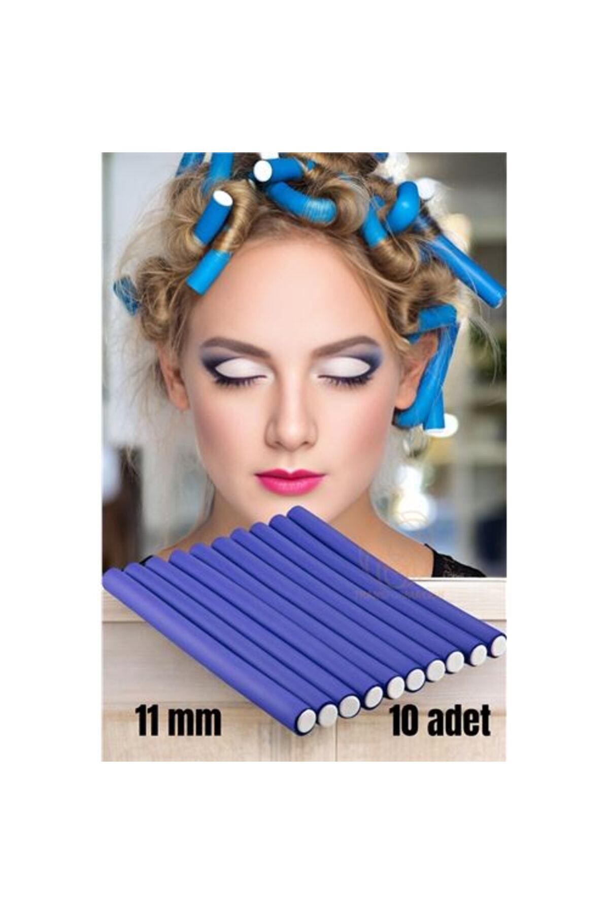 ÖYKÜ VE YİĞİT Sosis Latex Bigudi 11 mm Kalınlık 10 Adet