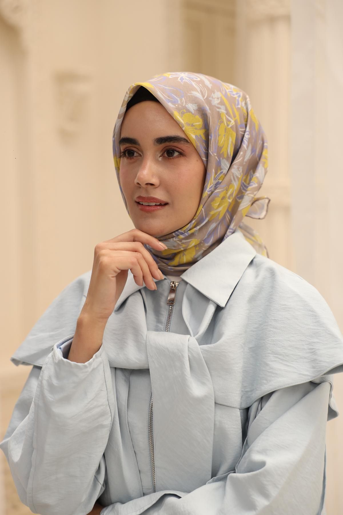Silk Home Neva Desen Soft Pamuk Eşarp