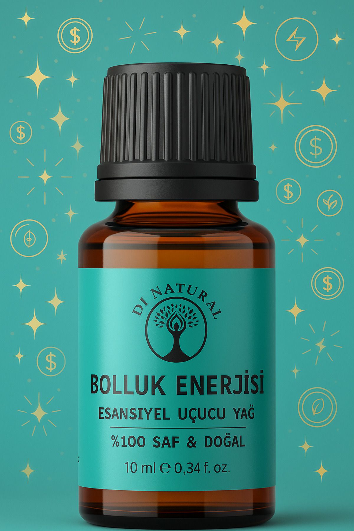 di naturel Bolluk Enerjisi Uçucu Yağ %100 Saf Doğal Esans Buhurdanlık Difüzör Oda Esansı 10 ml
