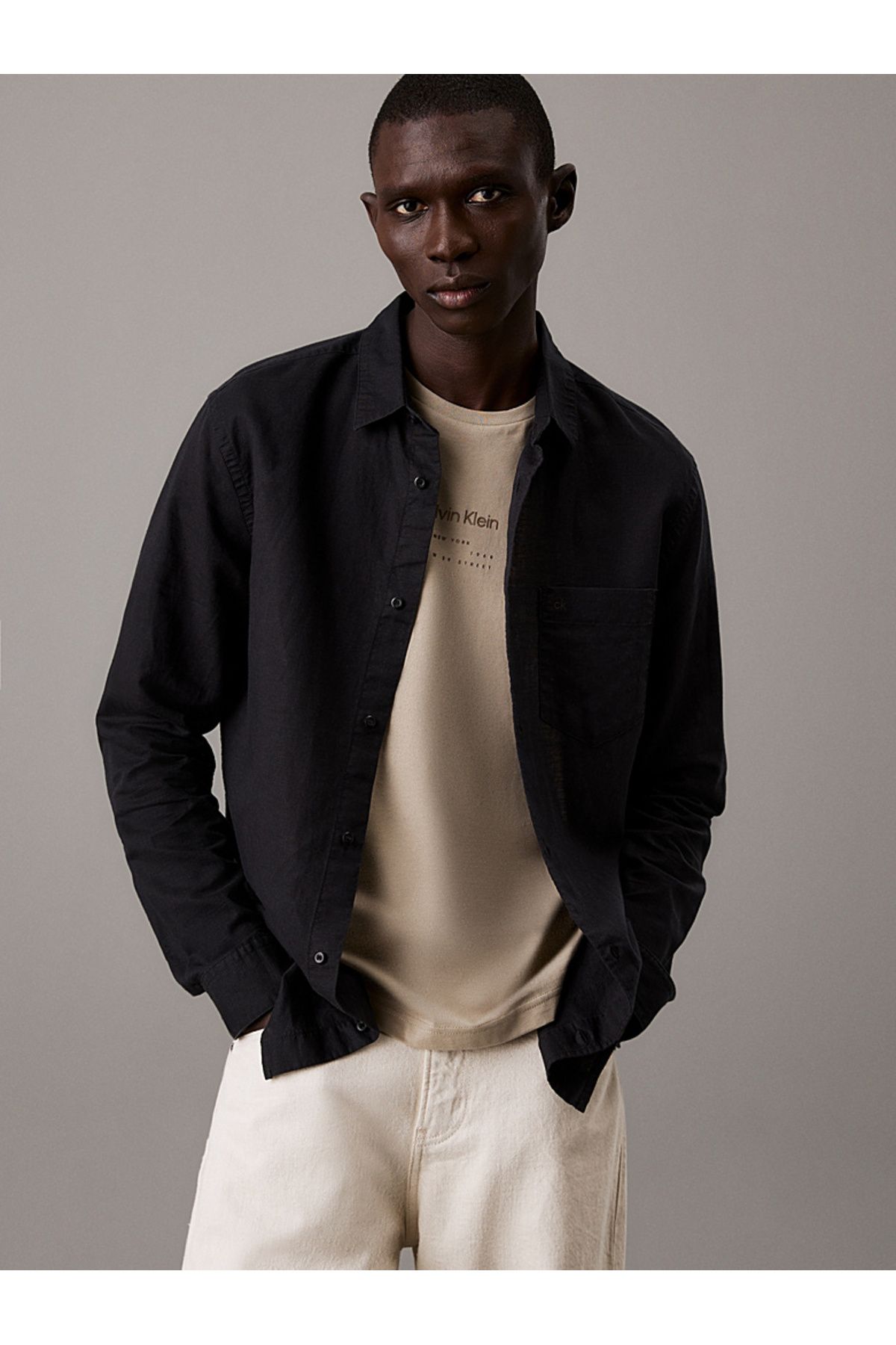 Calvin Klein Linen Cotton Shirt