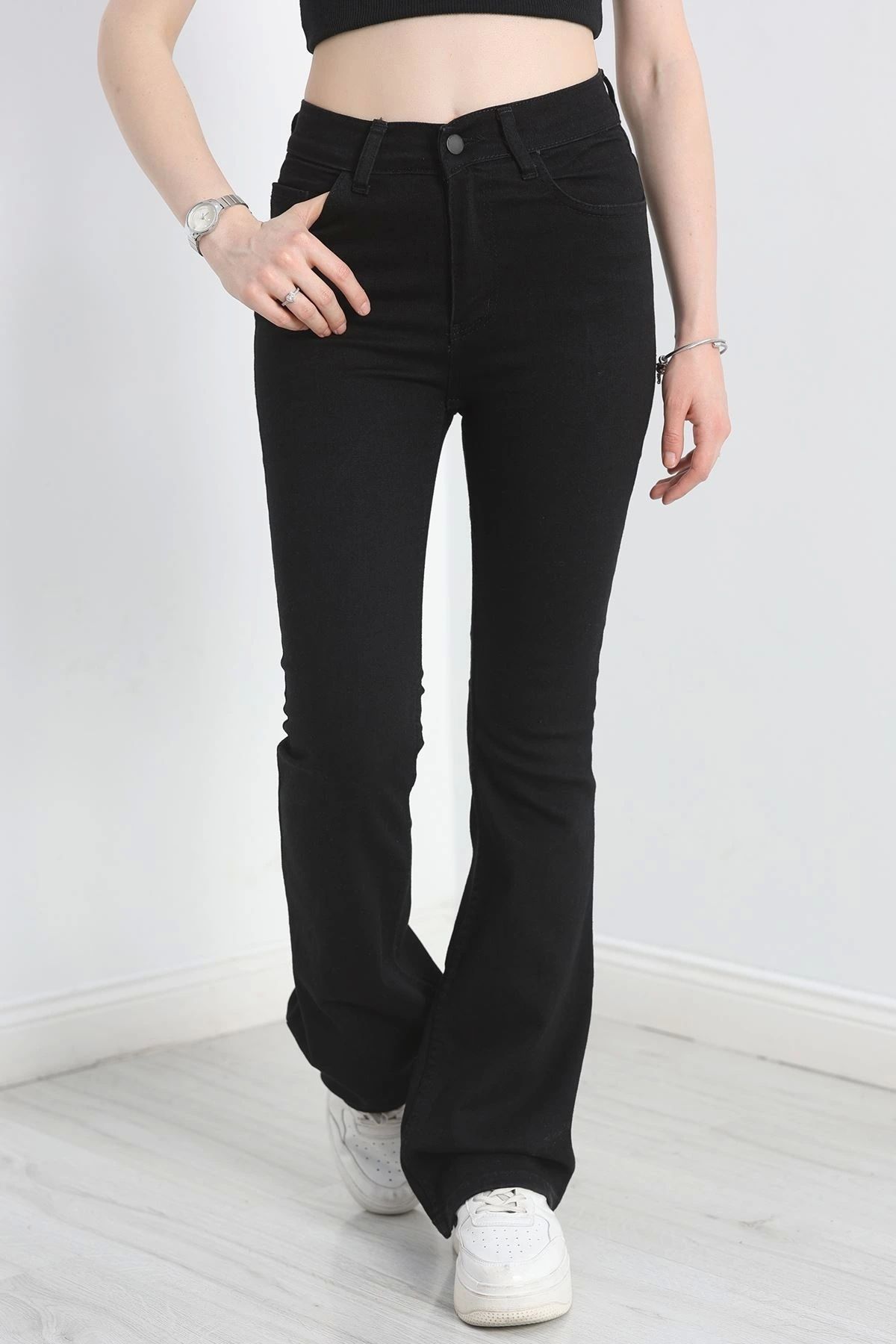 OurStyles İspanyol Paça Kot Pantolon Siyah - 19734.925.