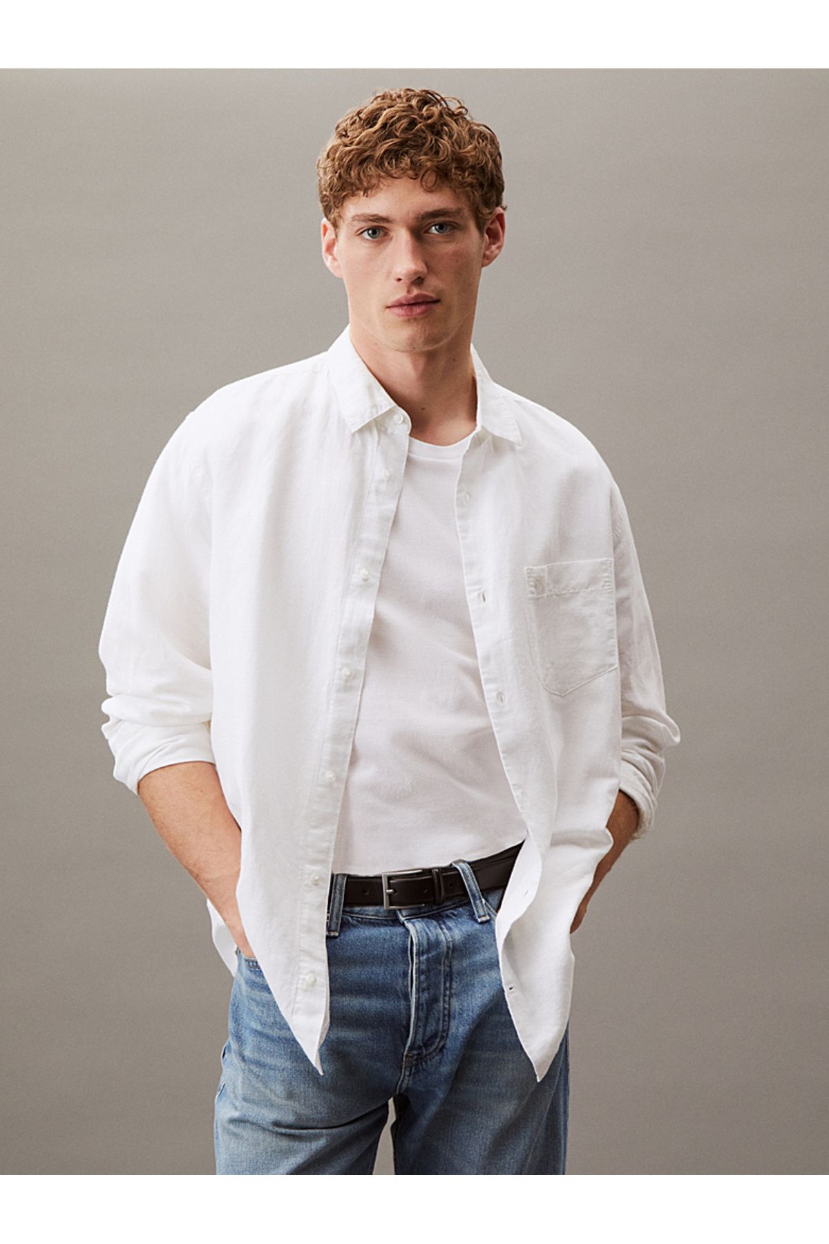 Calvin Klein Linen Cotton Shirt