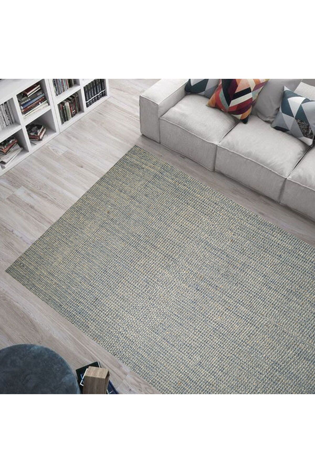 MATMEL Home JL018 Pata Natürel Jüt Halı - Renkli - 160x230 cm