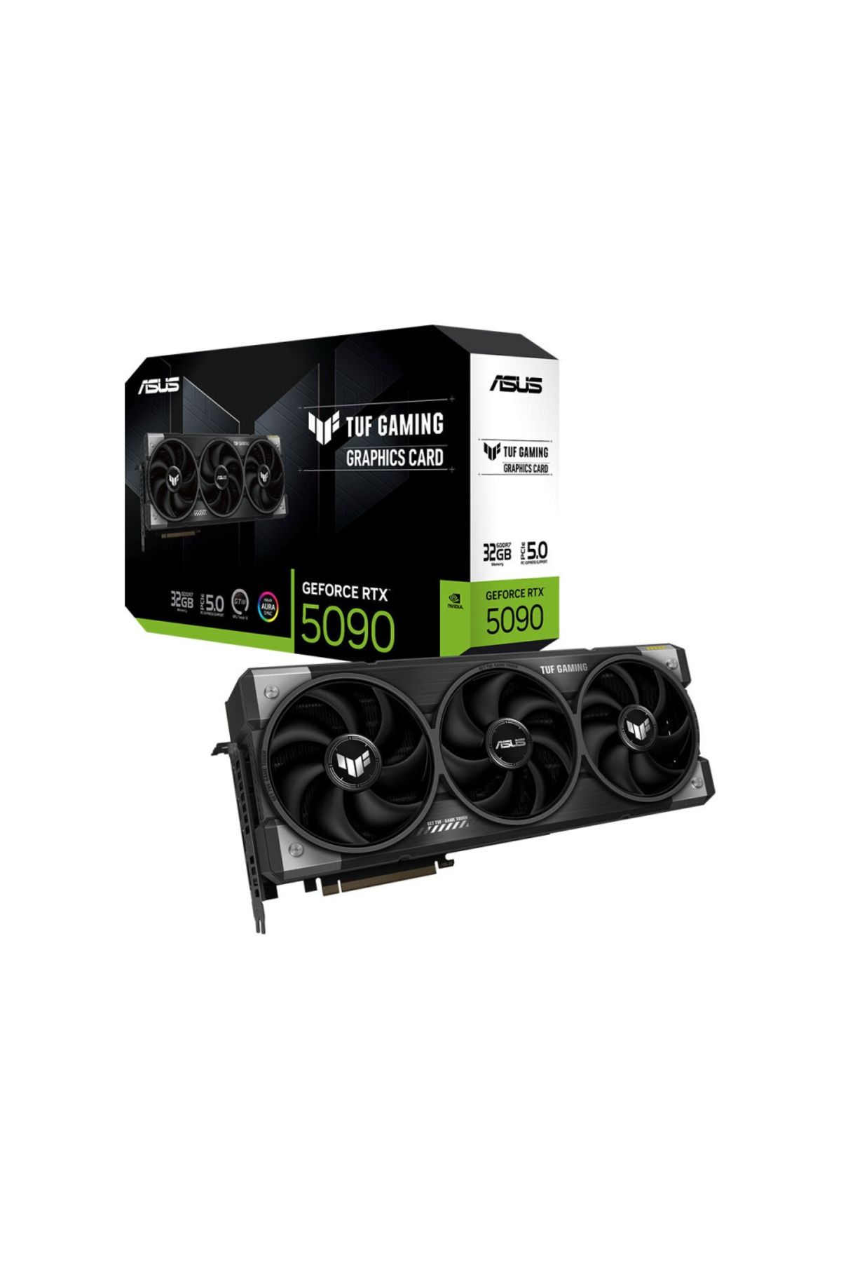 ASUS TUF-RTX5090-O32G-GAMING, 32Gb, 512Bit, GDDR7, 2xHDMI, 3xDP GAMING Ekran Kartı