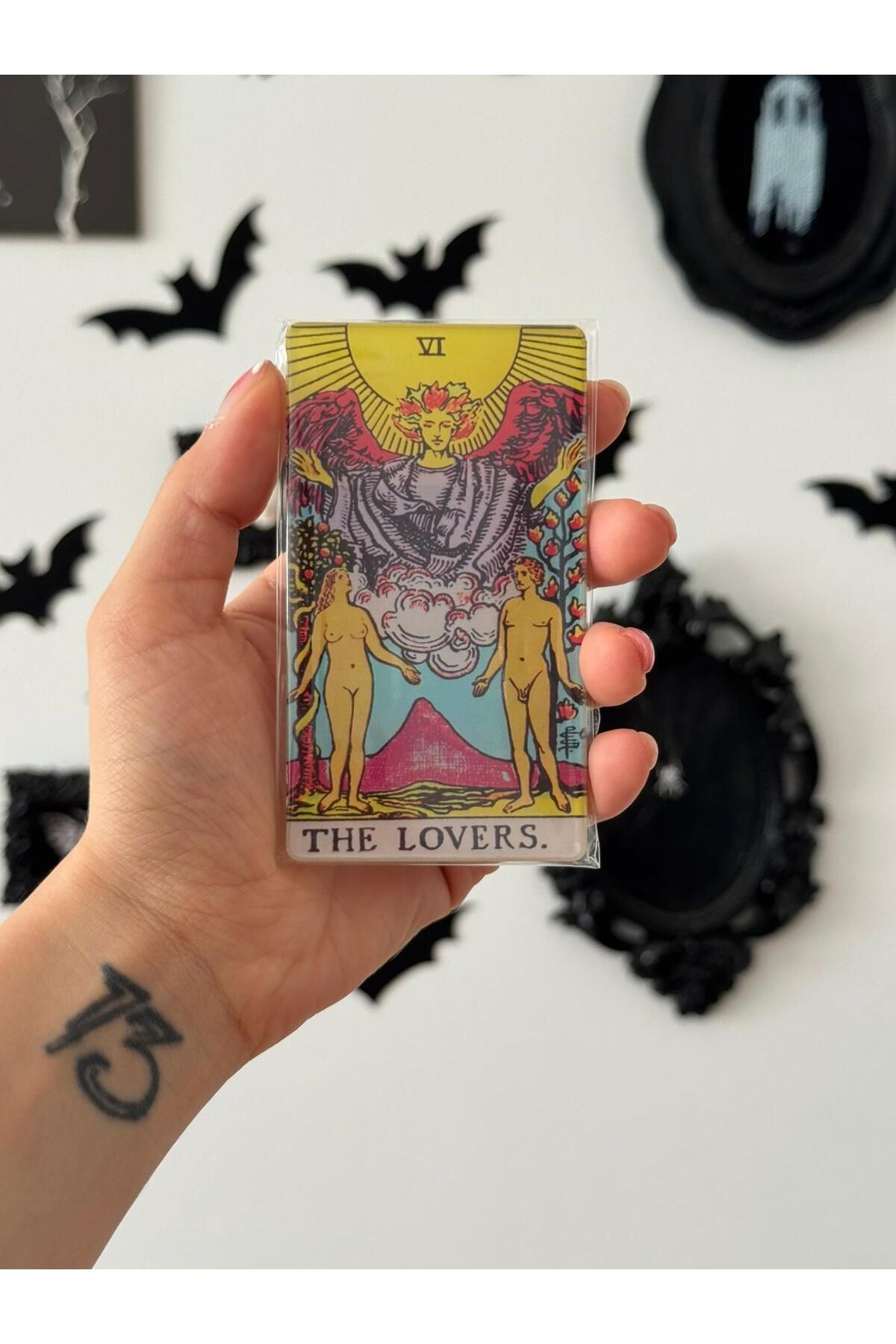 REGIN COLLECTIVE The Lovers Tarot Kartı Akrilik Magnet