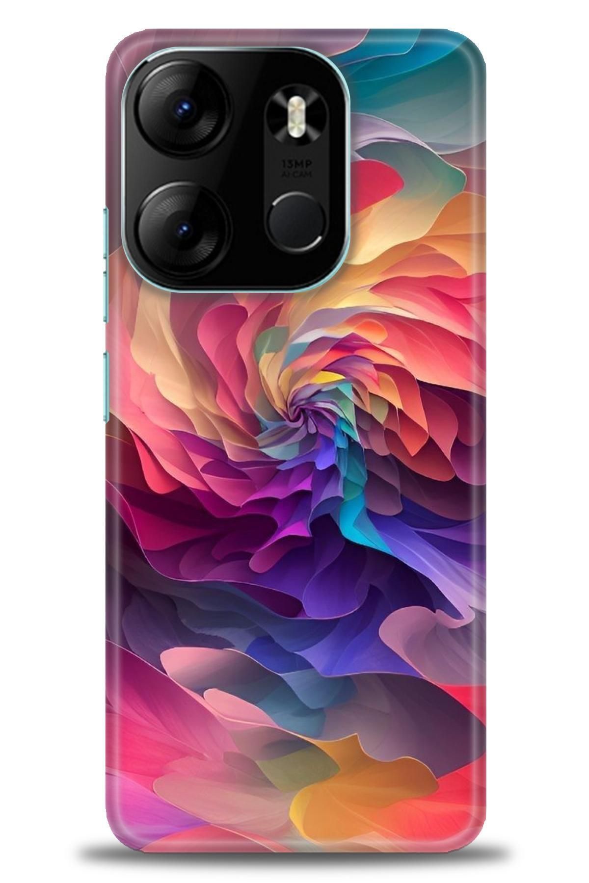 TECNO Spark Go 2023 İle Uyumlu HD Baskılı Kılıf - Karışık Seri - 553
