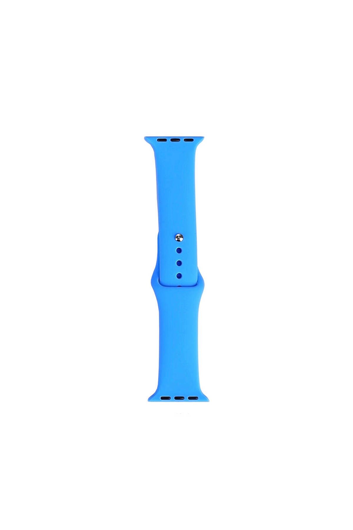 Teknodur Watch Ultra 49mm Band Serisi Klasik Kordon Silikon Strap Kayış-Mavi