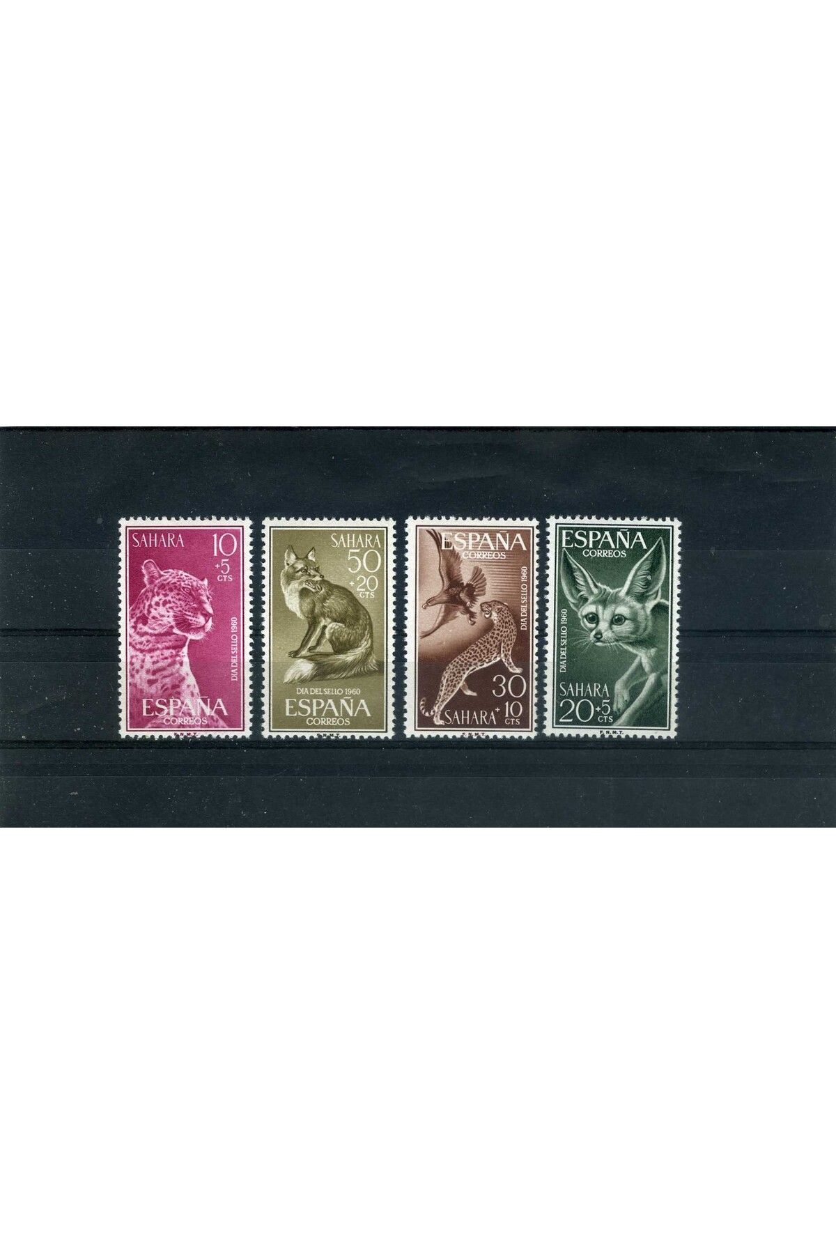 Jupiter Stamps Koleksiyon Pulları, İSPANYOL SAHRASI-Yaban Hayatı-Konsept Hediyelik,Hobi