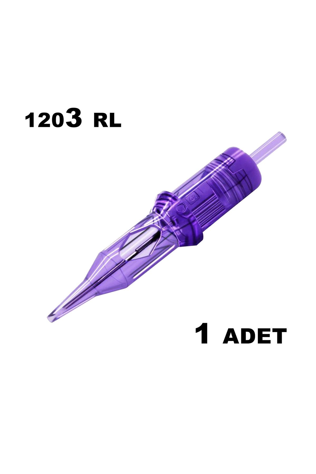 1 ADET - 3RL KARTUŞ DÖVME Çizgi İĞNESİ / #12 kodlu Round Liner Cartrige Tattoo dövme iğnesi - 1