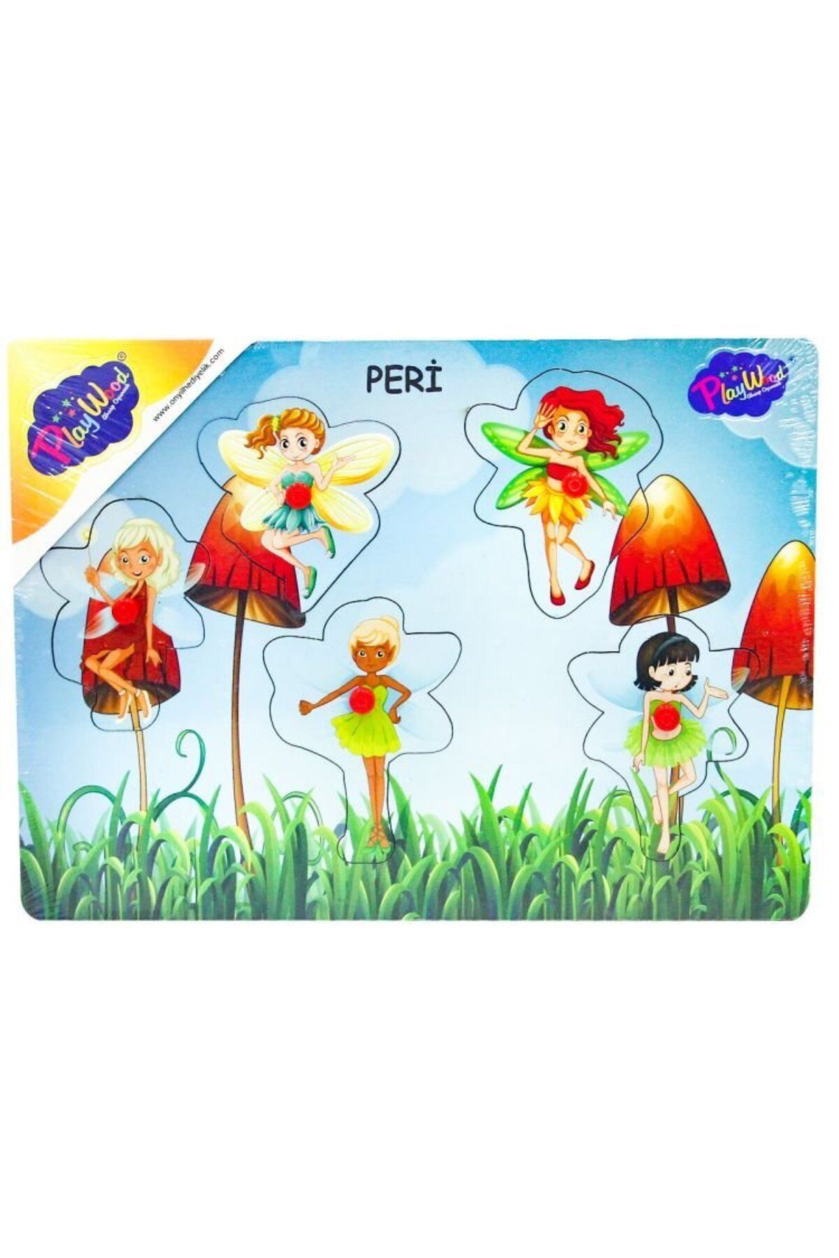 Yuba Avm Nessiworld Ahşap Tutmalı Peri Kızı Puzzle