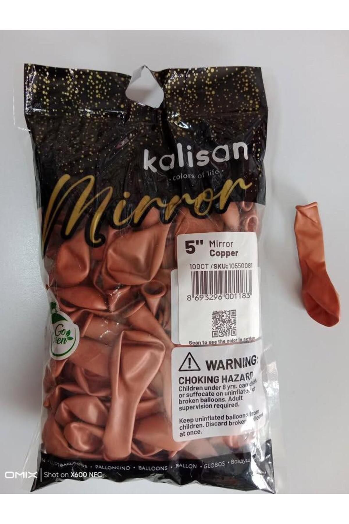 Parti Düşleri 5 İNÇ KROM BALON COOPER (BAKIR) 100 LÜ