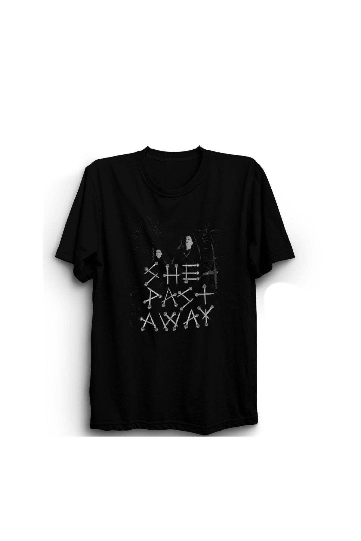The Fame She Past Away, Rock Metal Müzik Grubu Baskılı, Unisex, %100 Pamuk Tişört