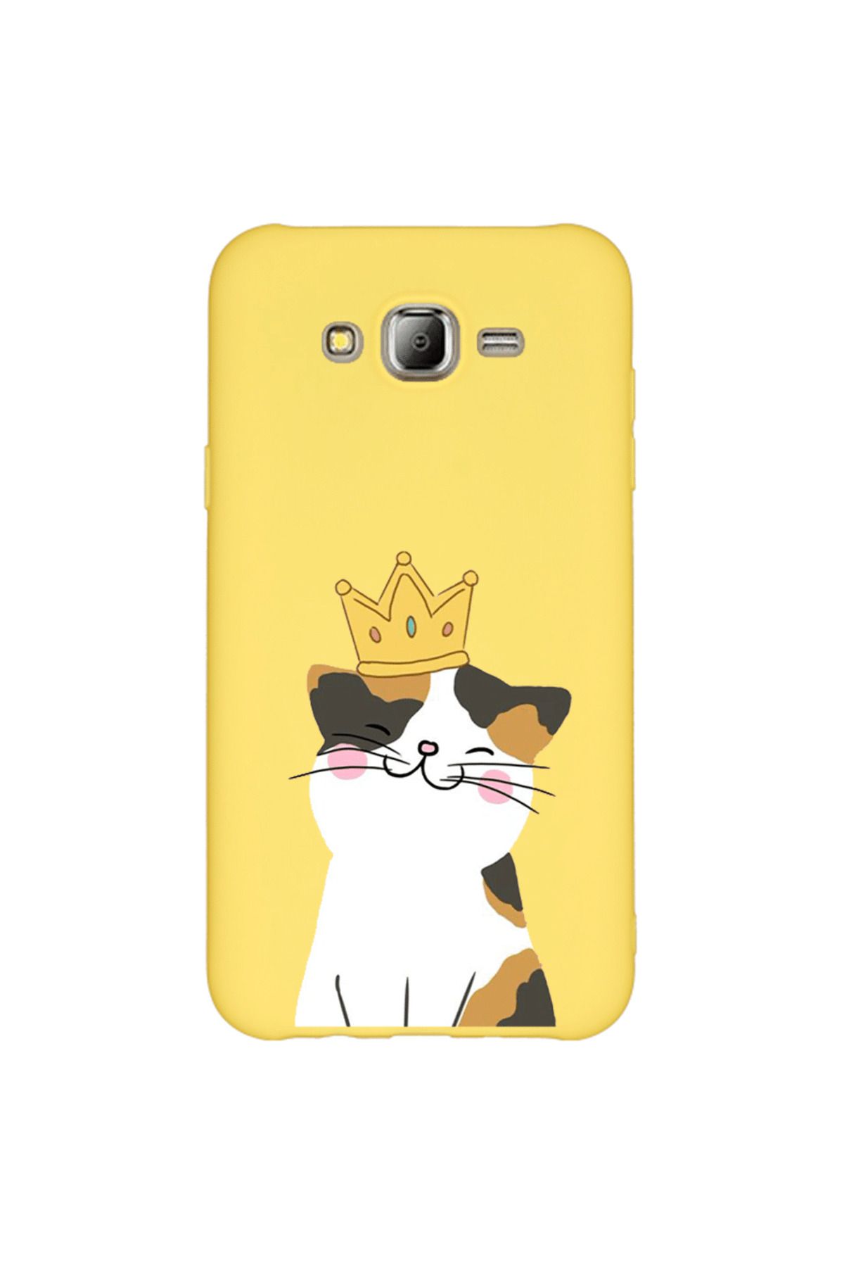 Royaleks Samsung J7 2015 Lansman Kılıf - Kedi