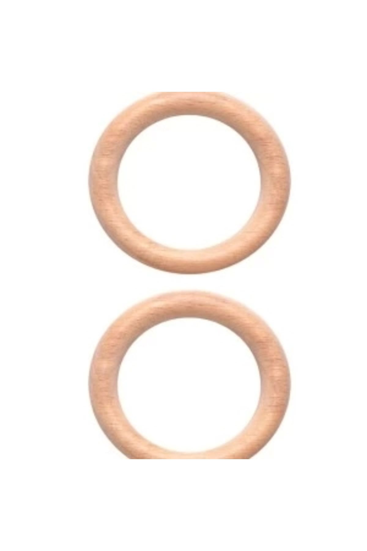 STOREMAX Amigurimi Ahşap Halka 7 cm 2'li