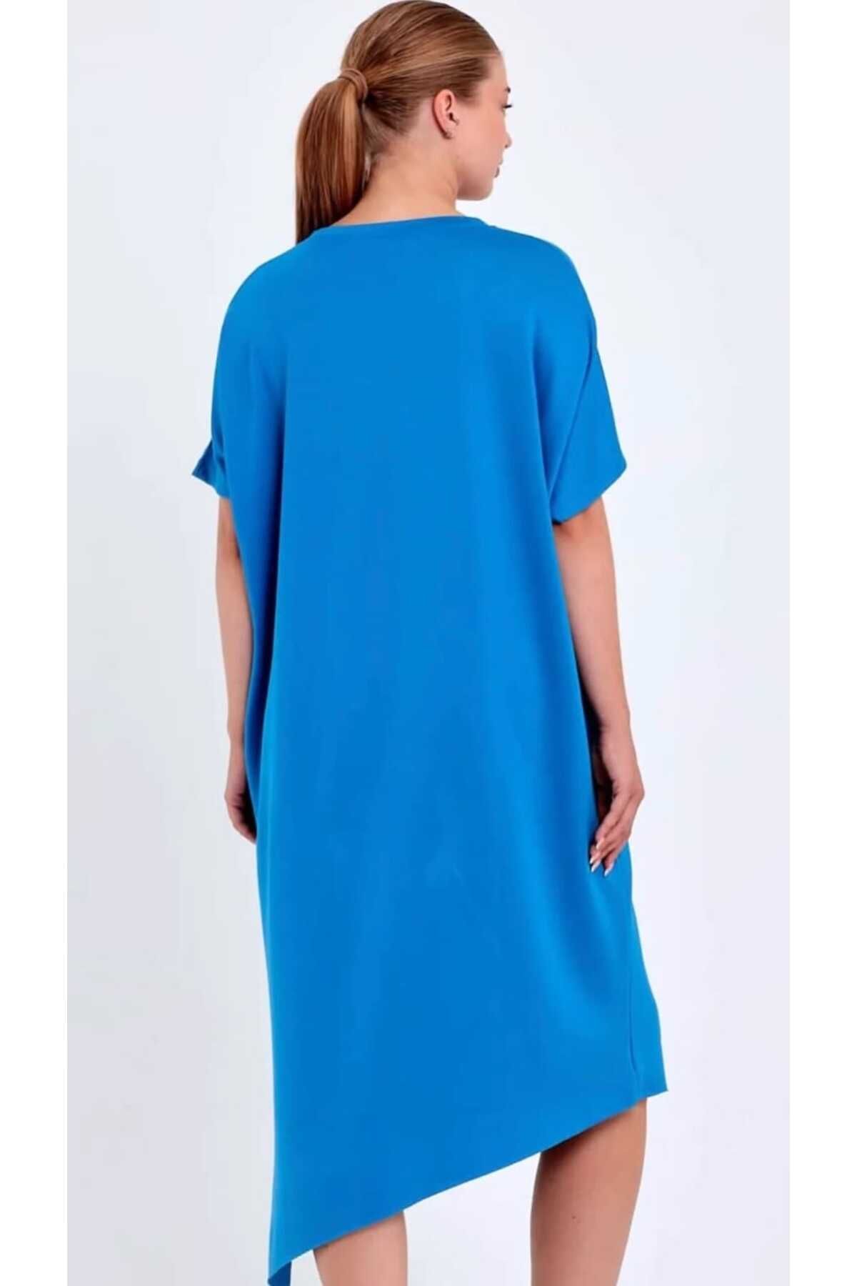 NÜANS MODA büyük beden modal elbise