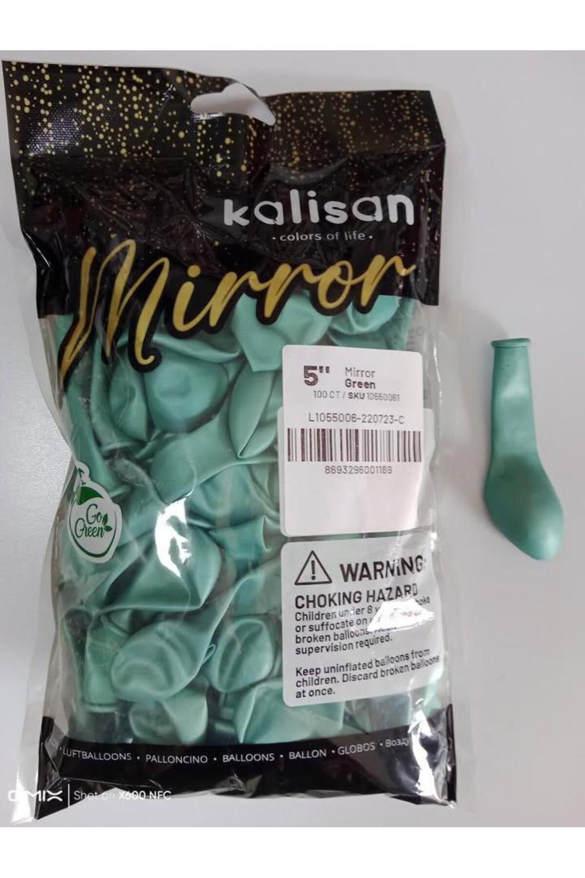 Parti Düşleri 5 İNÇ KROM BALON GREEN (YEŞİL) 100LÜ