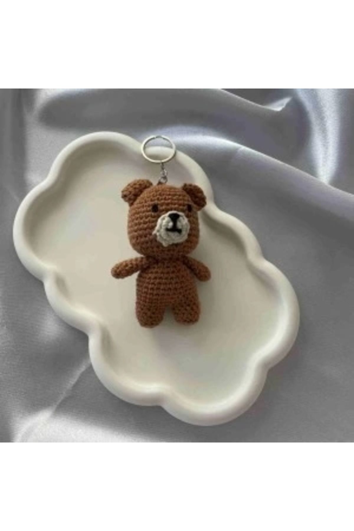 STOREMAX Amigurumi Anahtarlık El Yapımı Ayıcık 10 cm